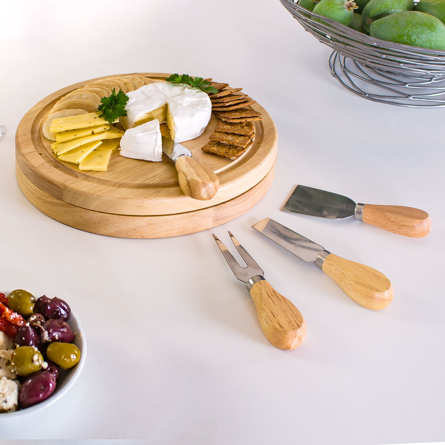 Cheese Board - Swivel Features
